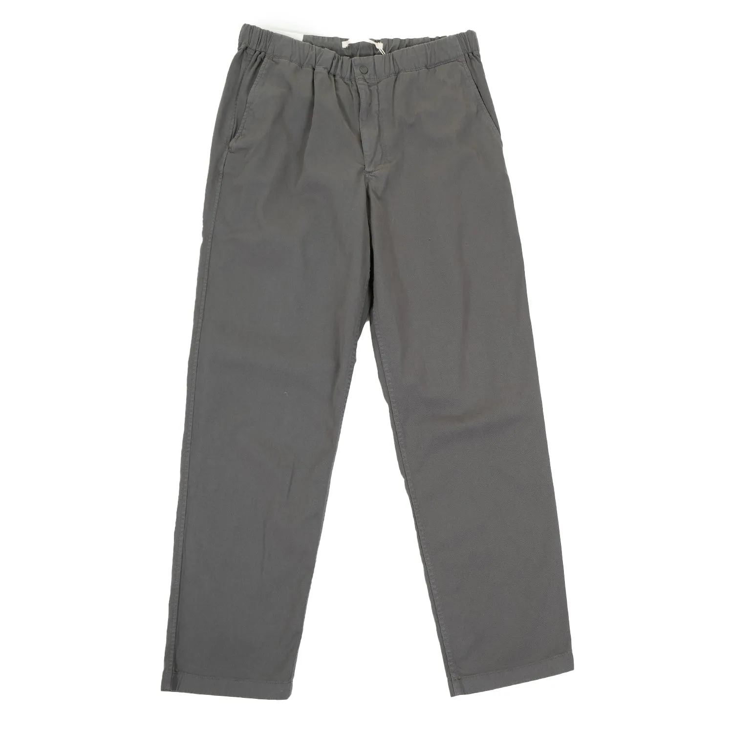 Ezra Relaxed Stretch Twill Trousers Graphite sold by RAGAZZI