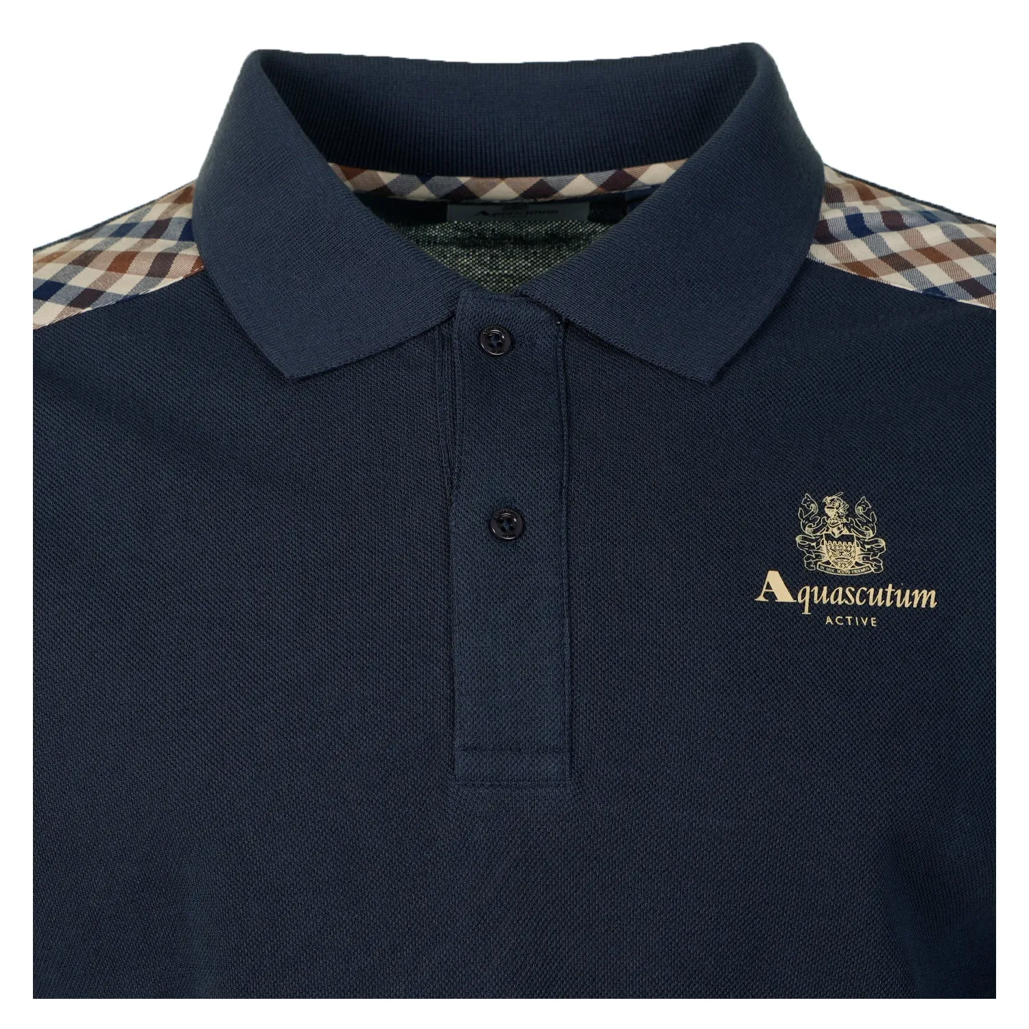 Short Sleeve Stripes Pique Polo Shirt Navy sold by RAGAZZI product image thumbnail 3