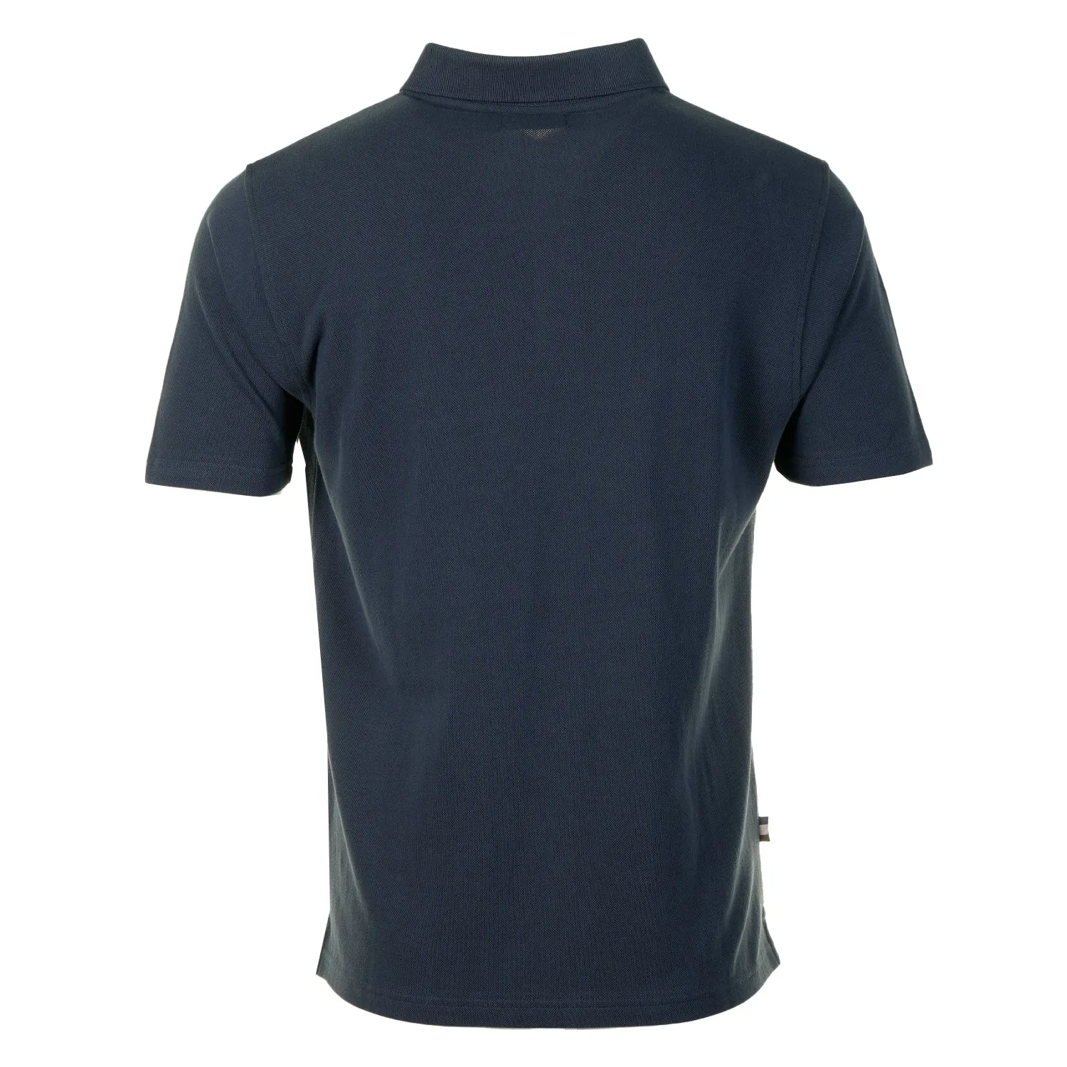 Short Sleeve Stripes Pique Polo Shirt Navy sold by RAGAZZI product image thumbnail 2