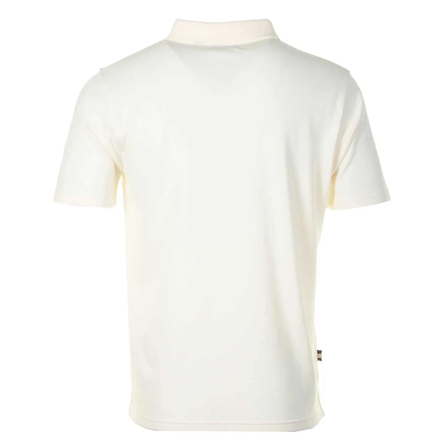 Short Sleeve Stripes Pique Polo Shirt Old White sold by RAGAZZI product image thumbnail 2