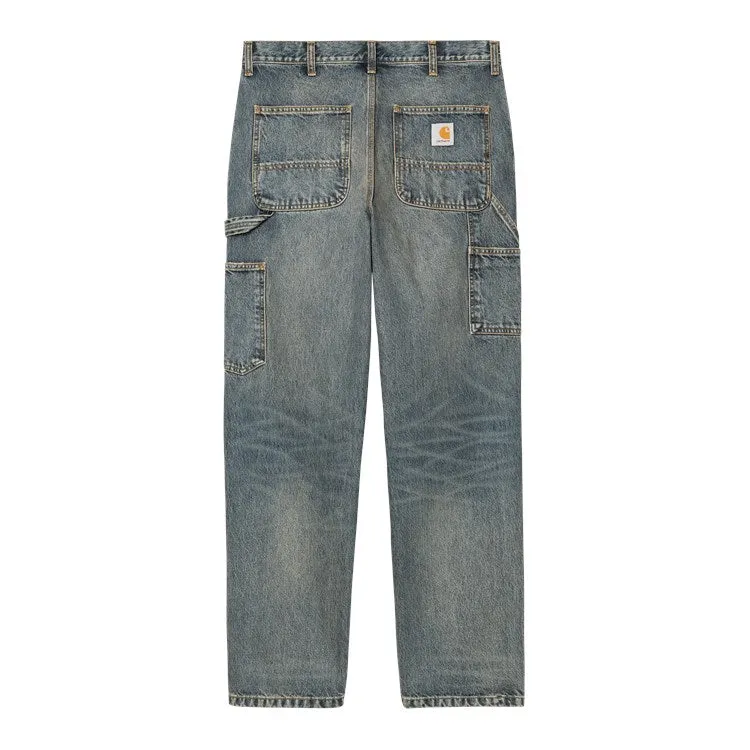 Single Knee Pant Smith Denim Blue Worn Used Wash sold by RAGAZZI