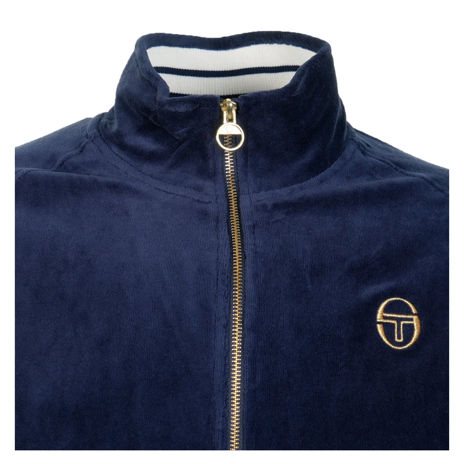 Court Velour Track Top Maritime Blue Gardenia sold by RAGAZZI product image thumbnail 4