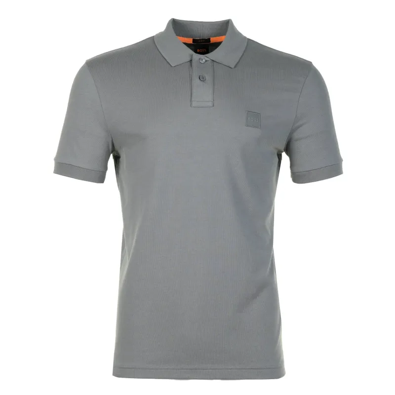 Passenger Short Sleeve Polo Shirt 062 Open Grey sold by RAGAZZI