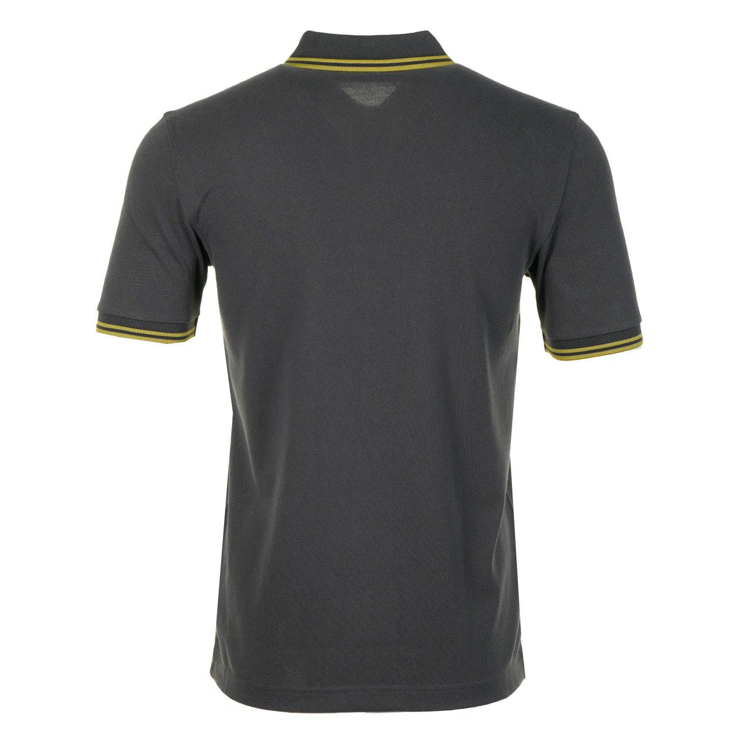 Short Sleeve Twin Tipped Polo Shirt Anchor Grey / Tennis Ball Yellow sold by RAGAZZI product image thumbnail 2