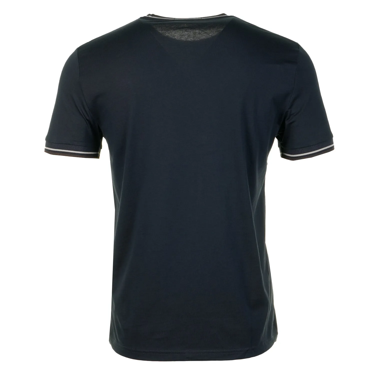 Twin Tipped T Shirt Court Navy Warm Oat Brown Tobacco sold by RAGAZZI product image thumbnail 2