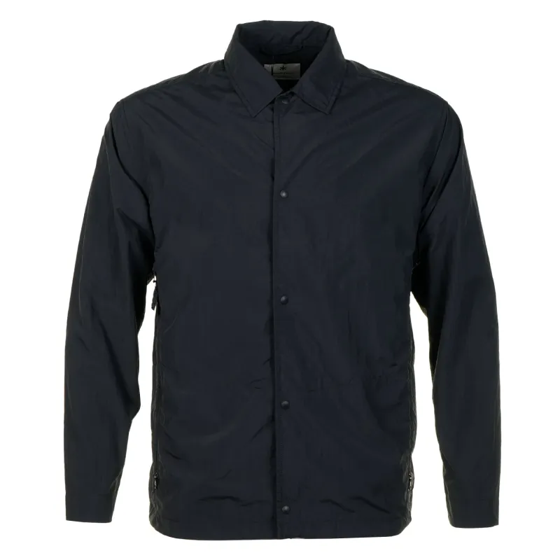 Nylon Tussah Utility Storage Shirt Black sold by RAGAZZI