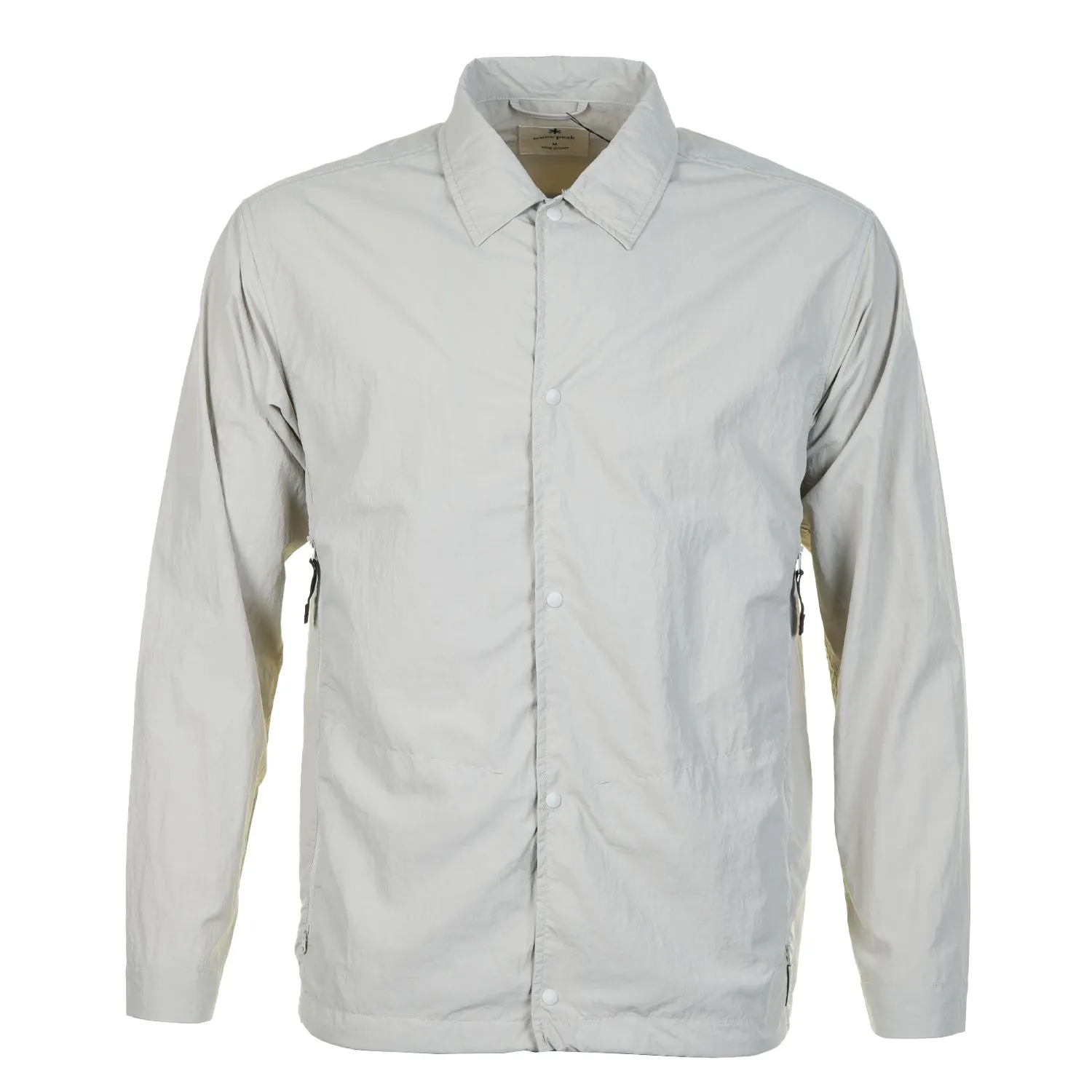 Nylon Tussah Utility Storage Shirt Light Grey sold by RAGAZZI