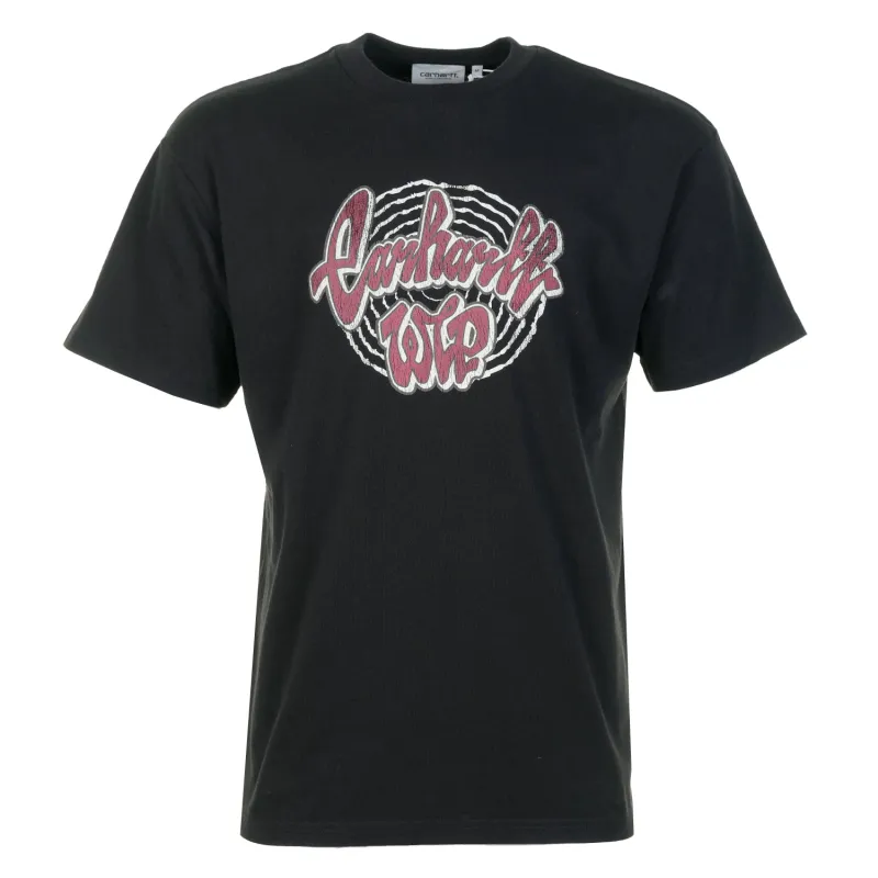 Short Sleeve Chedda T Shirt Black sold by RAGAZZI