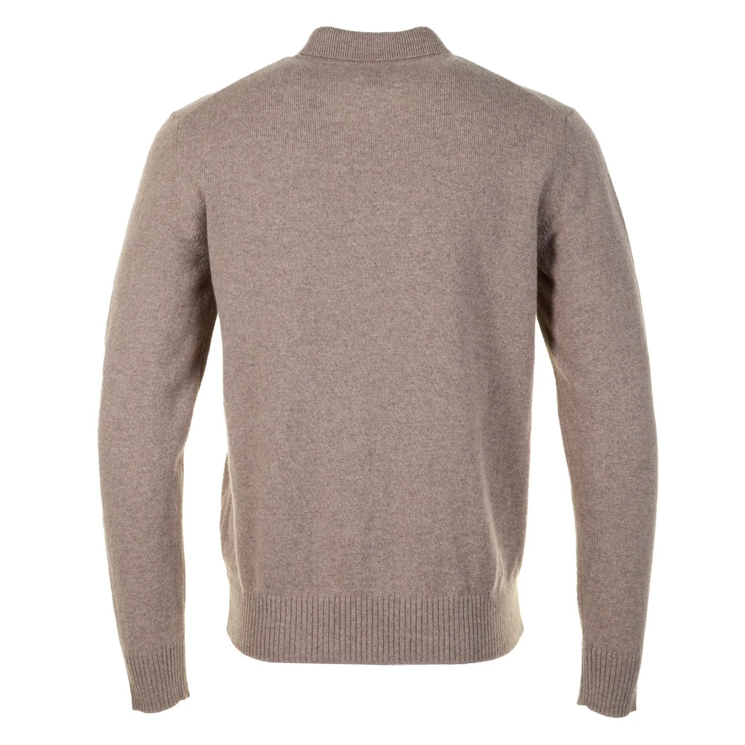Norse Standard Merino Lambswool Long Sleeve Polo Clay sold by RAGAZZI product image thumbnail 2