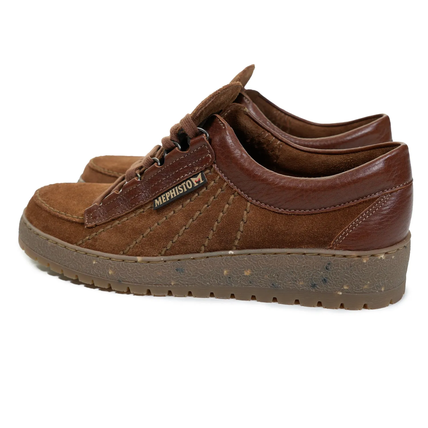 Rainbow Shoes Velours 9858N Brown Suede sold by RAGAZZI product image thumbnail 3