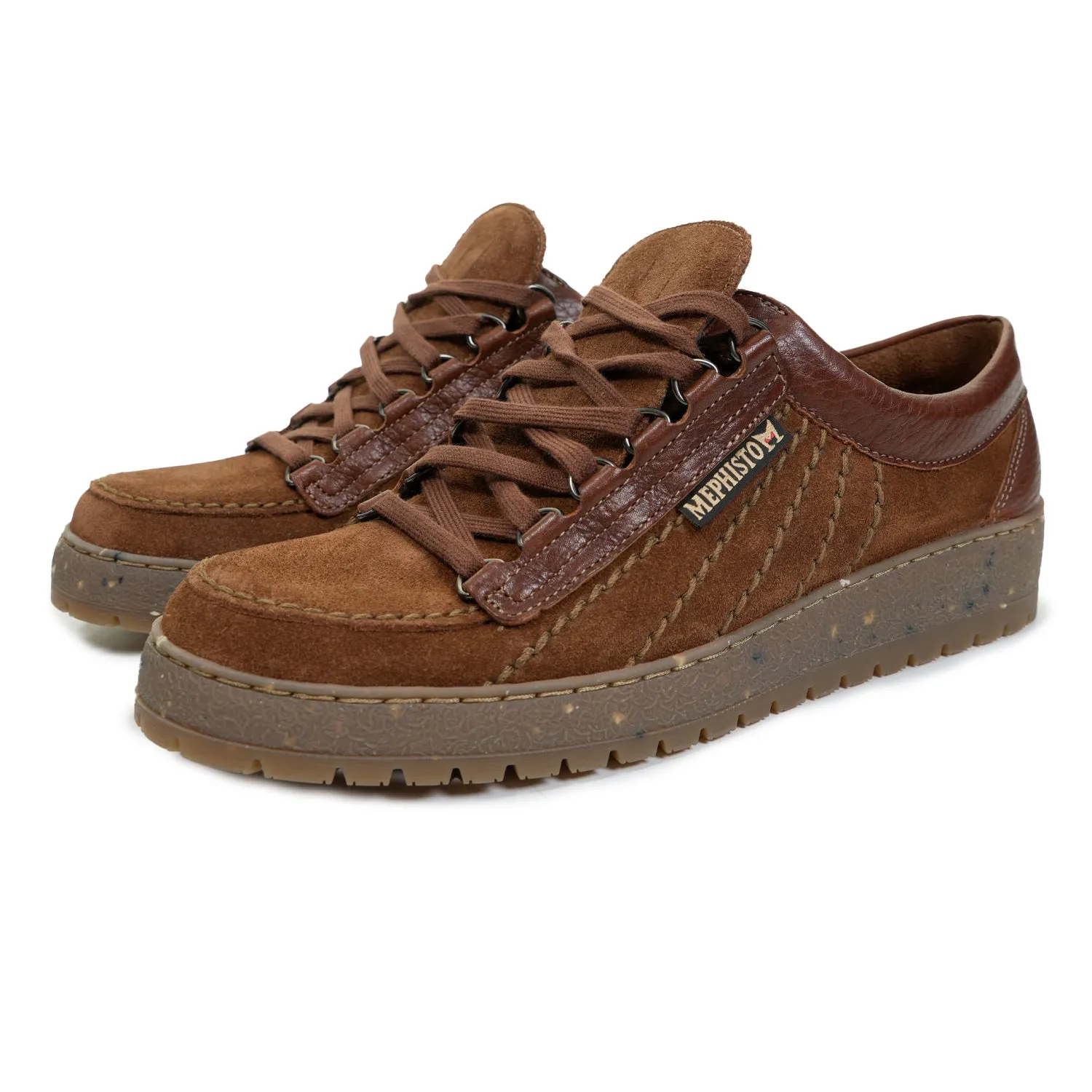 Rainbow Shoes Velours 9858N Brown Suede sold by RAGAZZI product image thumbnail 2