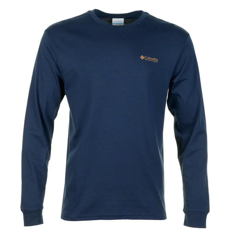 Columbia Long Sleeve Explorers Canyon T Shirt Collegiate Navy sold by RAGAZZI