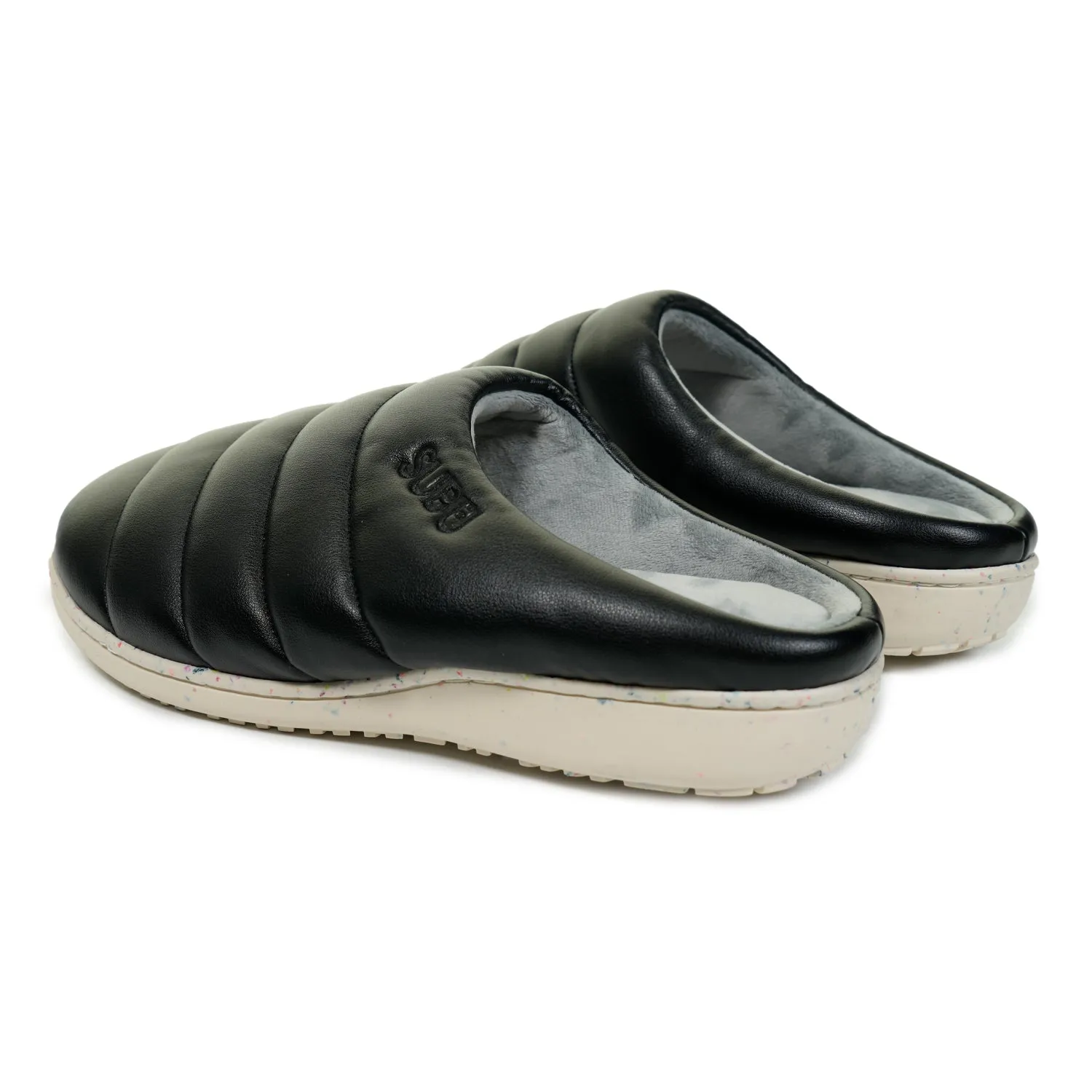 Subu Eco Leather Slippers Black sold by RAGAZZI product image thumbnail 3