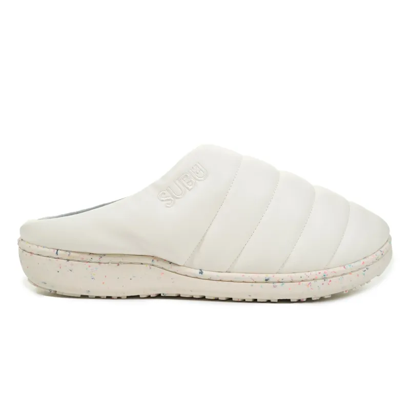 Subu Eco Leather Slippers White sold by RAGAZZI