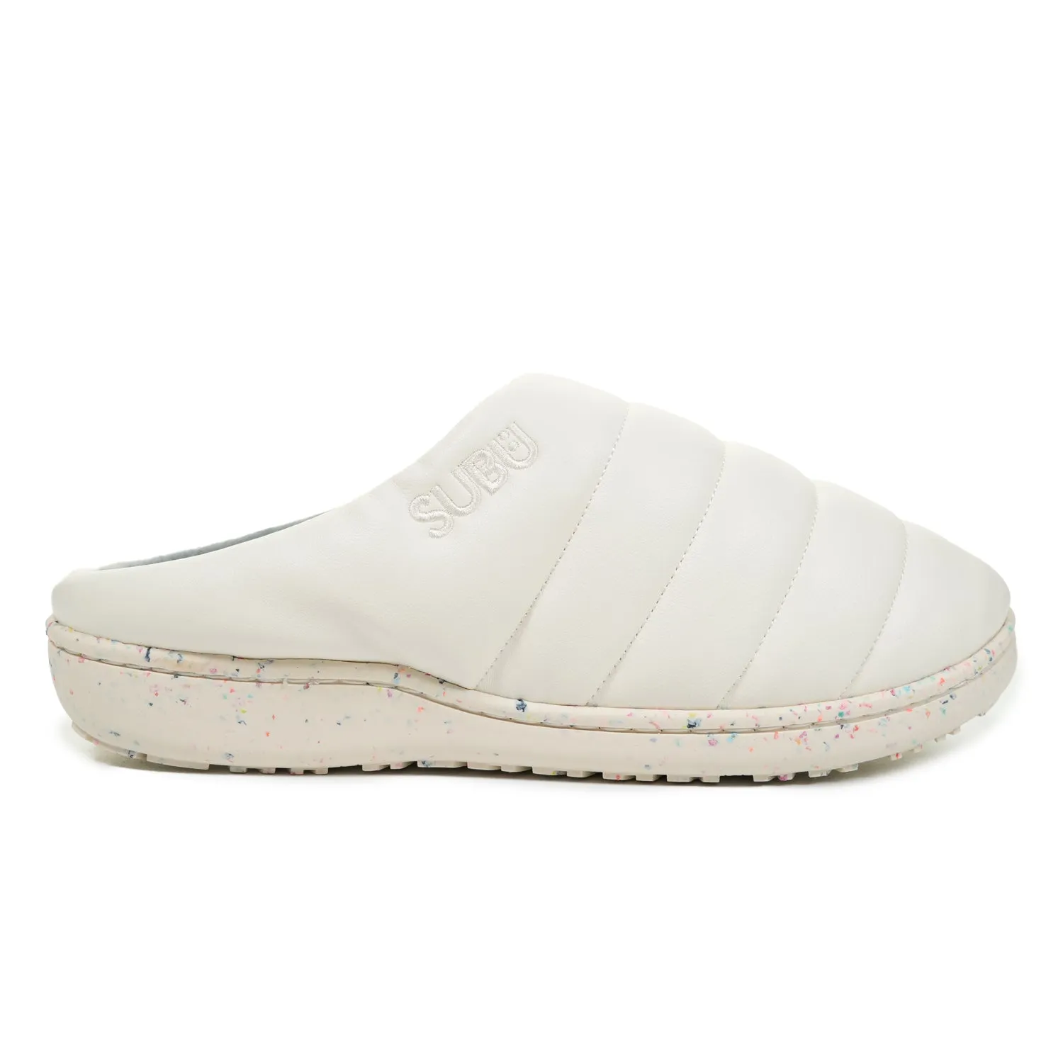 Subu Eco Leather Slippers White sold by RAGAZZI