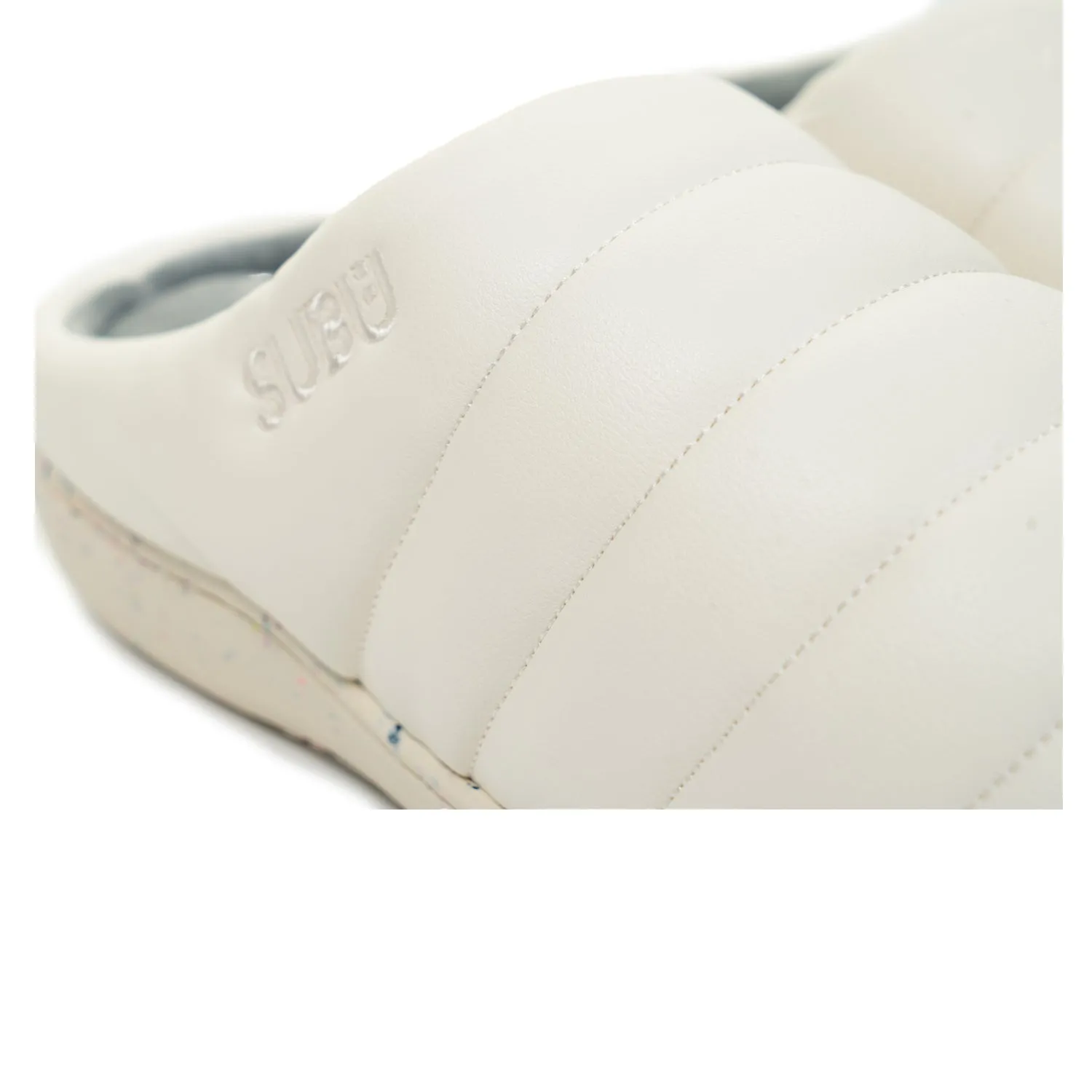 Subu Eco Leather Slippers White sold by RAGAZZI product image thumbnail 4