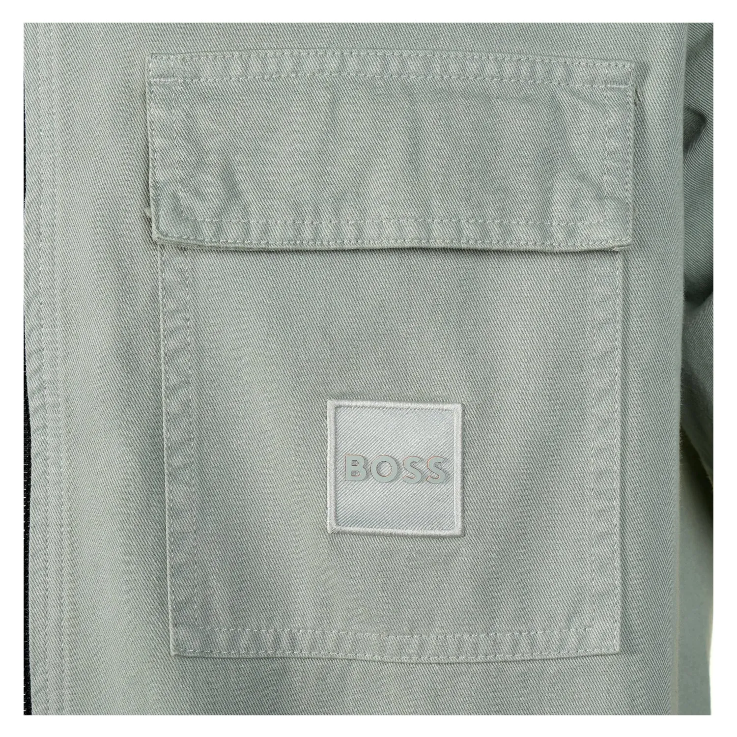 Lovel Zip Overshirt 351 Open Green sold by RAGAZZI product image thumbnail 4