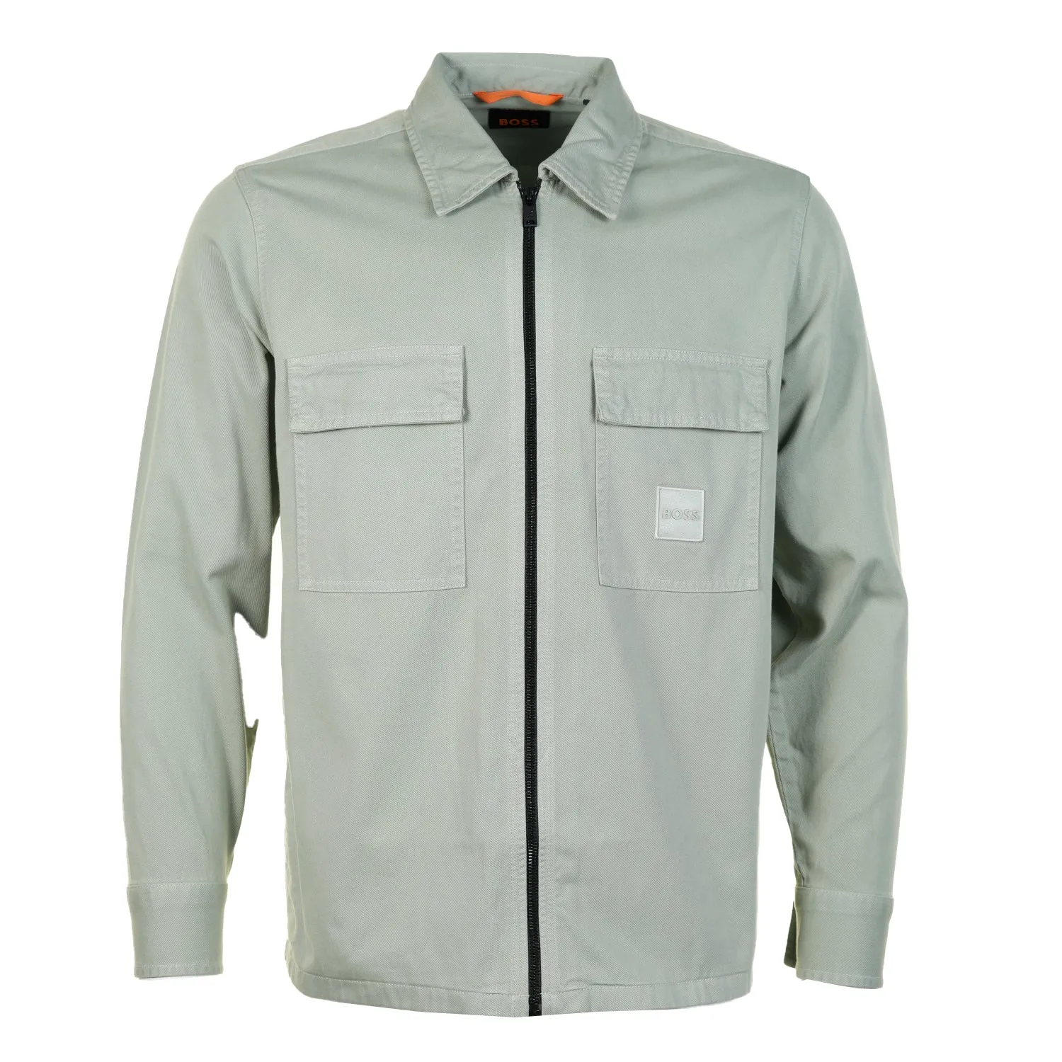 Lovel Zip Overshirt 351 Open Green sold by RAGAZZI