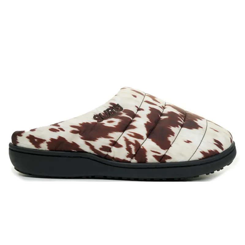 Subu Originals F-Line Slippers Brown Cow sold by RAGAZZI