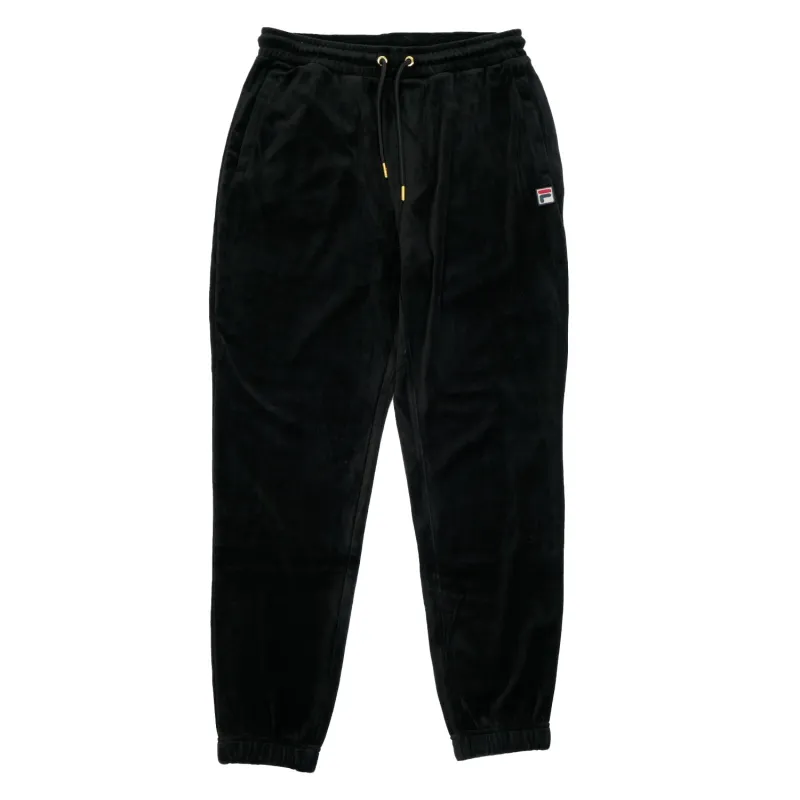 Eddie Pant Velour Track Pants Black sold by RAGAZZI