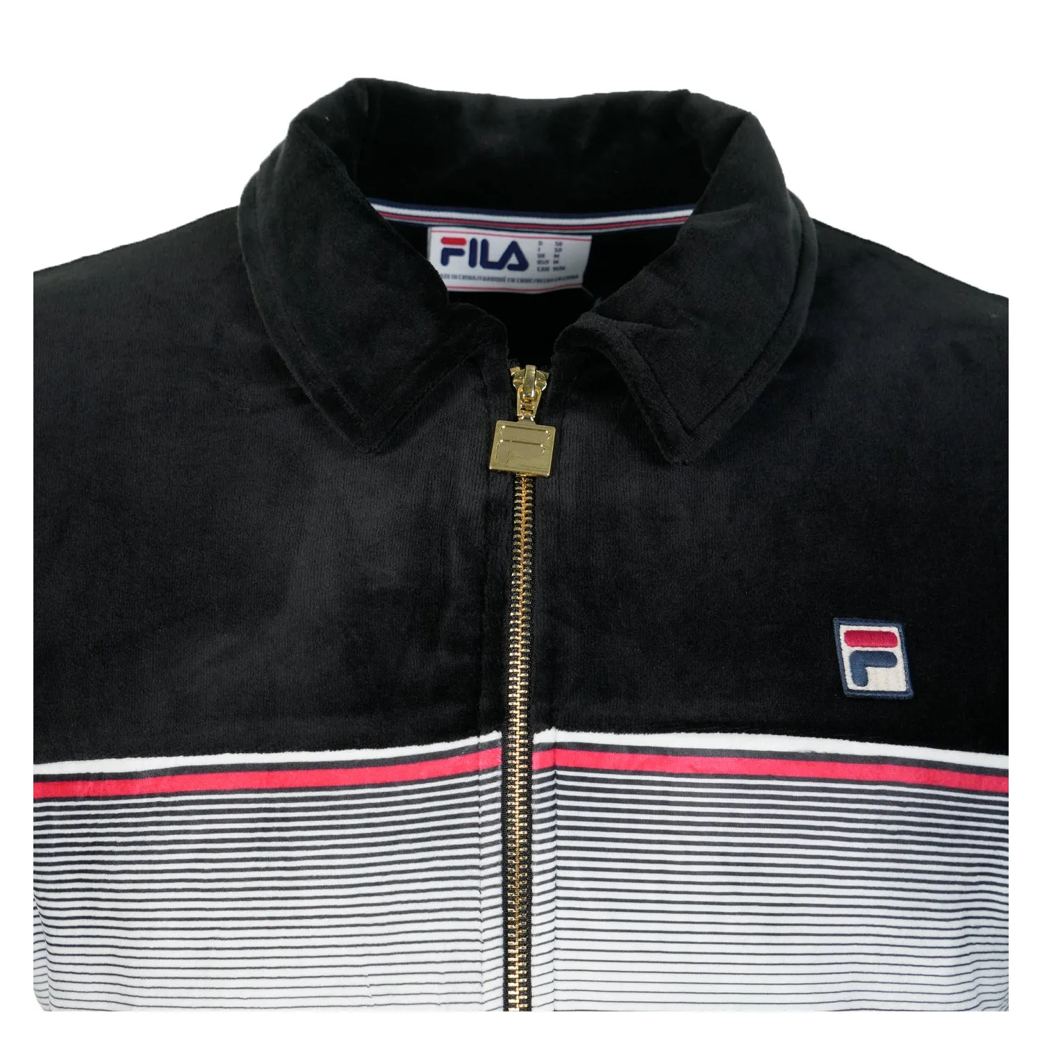 Malaki Track Top Black Gardenia Fila Red sold by RAGAZZI product image thumbnail 3