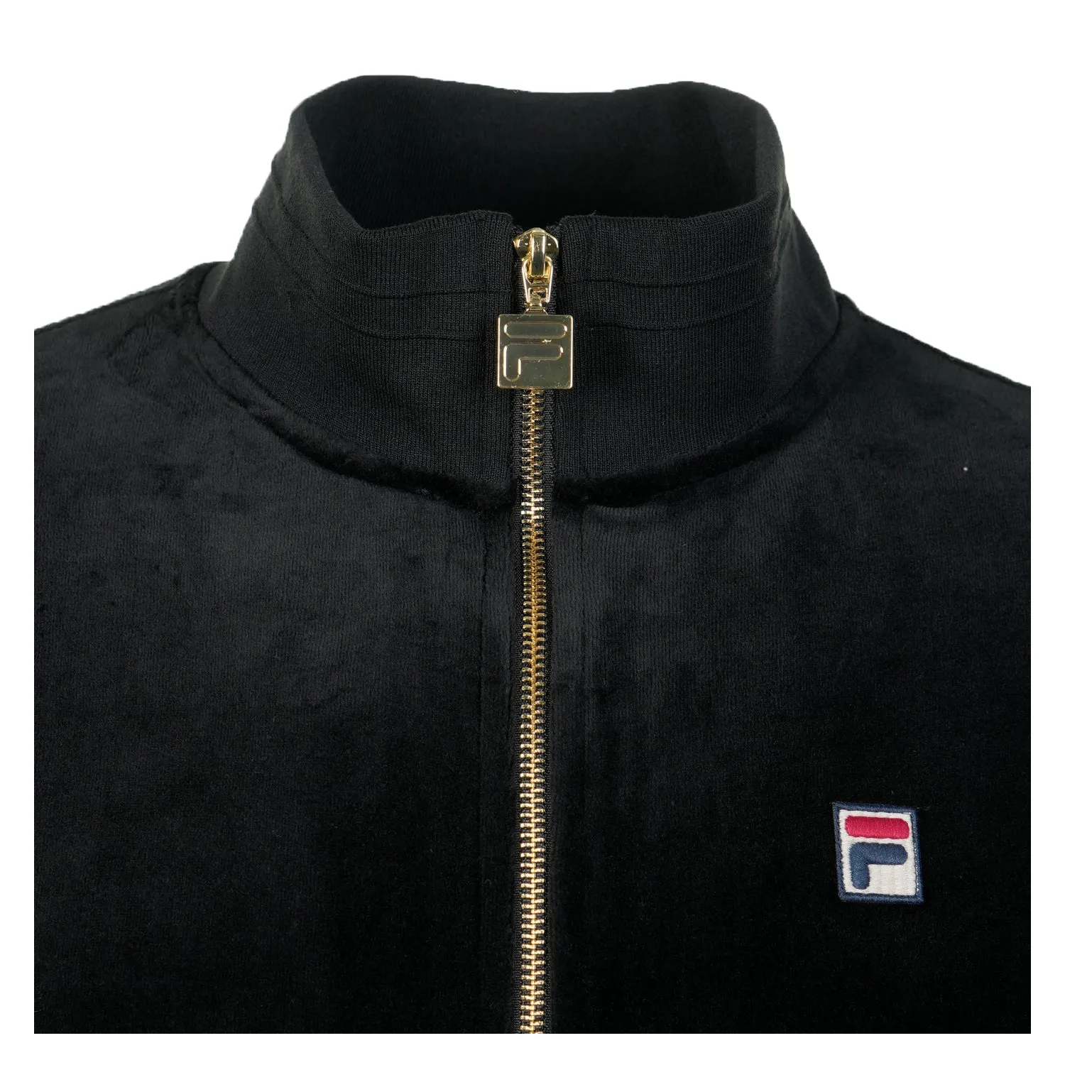 Nero Velour Track Top Black sold by RAGAZZI product image thumbnail 3