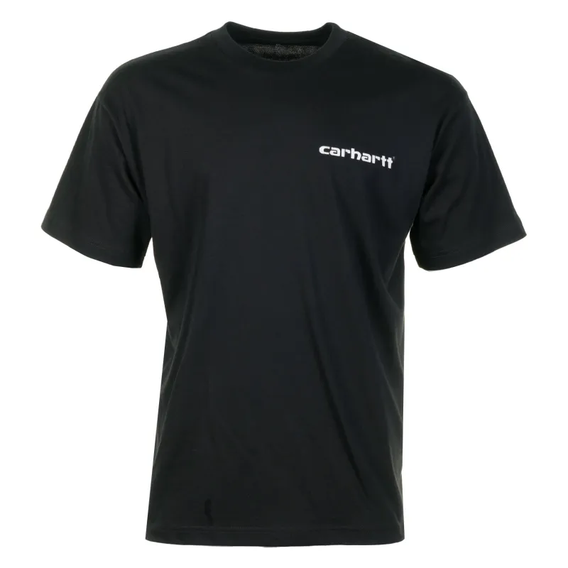 Short Sleeve Archive Script T Shirt Black sold by RAGAZZI