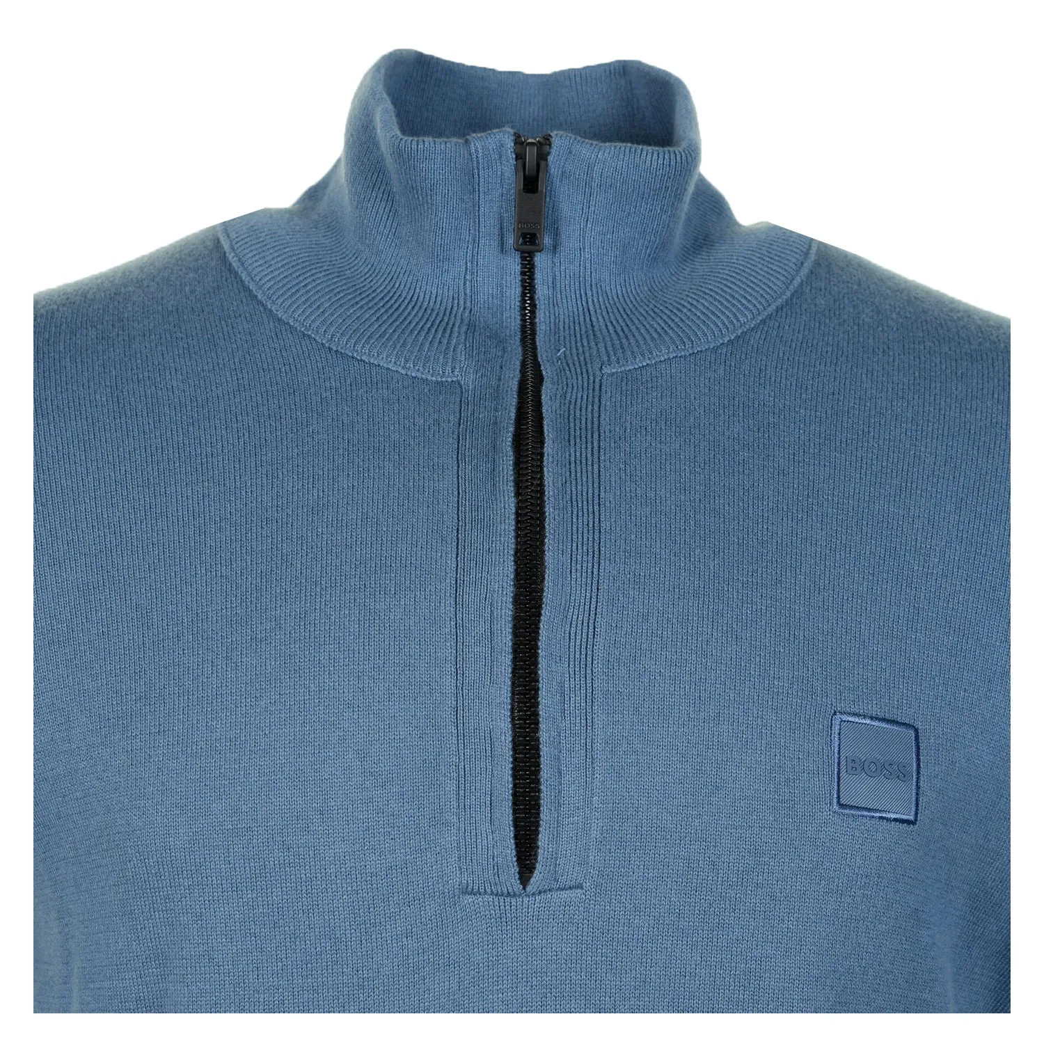 Kanobix Knitted Quarter Zip 495 Open Blue sold by RAGAZZI product image thumbnail 3