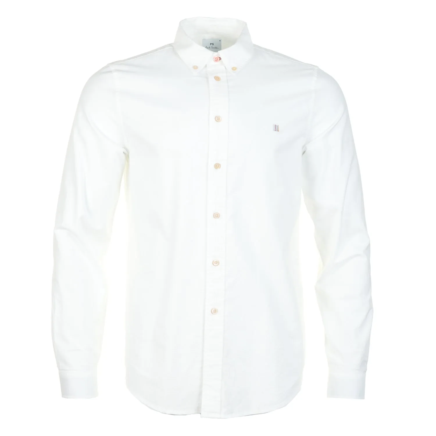 Tailored Fit LS Chest Emblem Zebra Shirt White sold by RAGAZZI