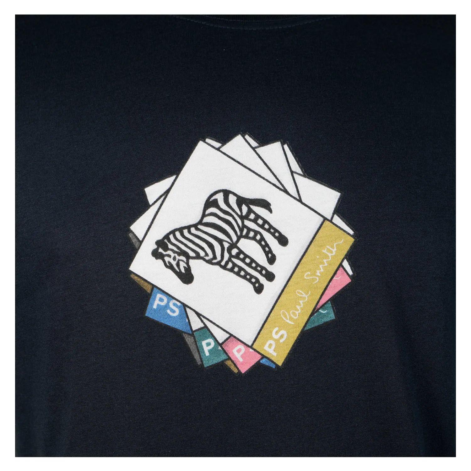 Regular Fit Zebra Polaroid T Shirt 49 Very Dark Navy sold by RAGAZZI product image thumbnail 3