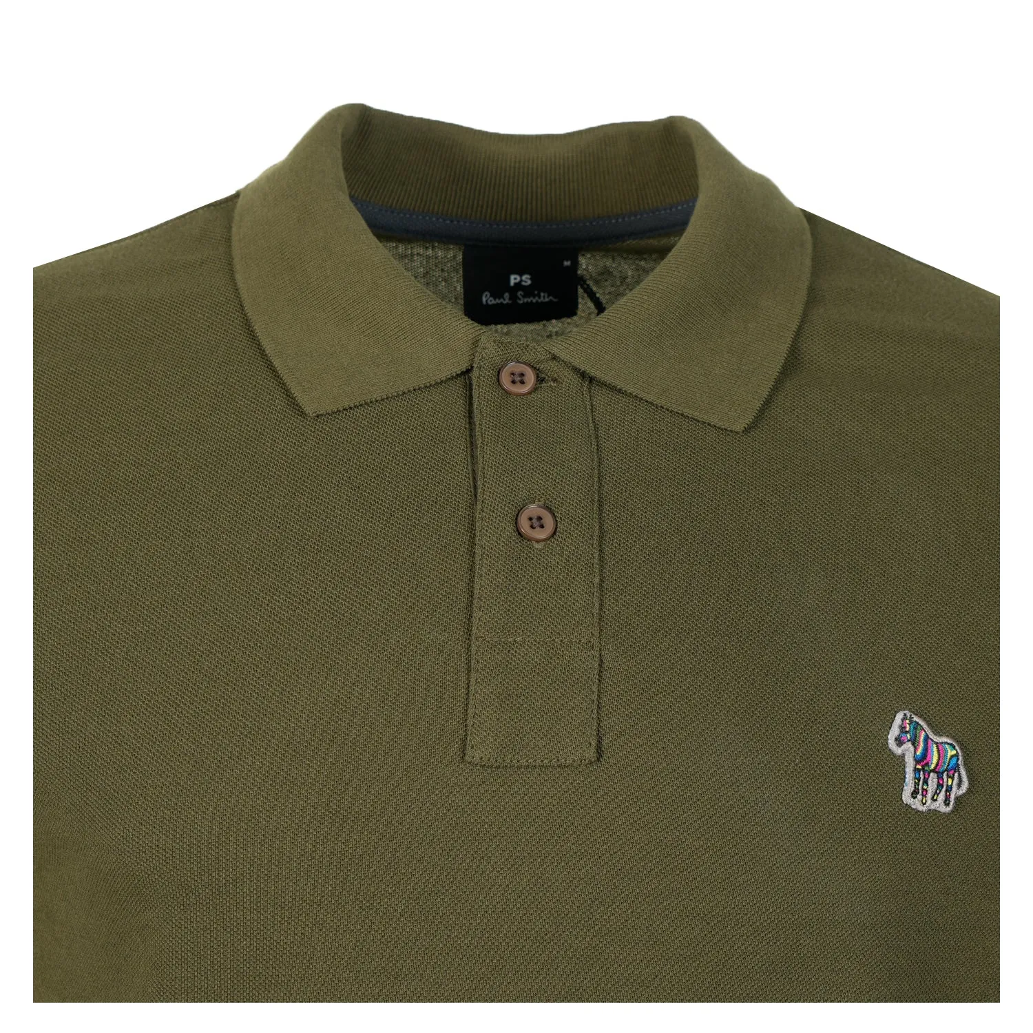 Regular Fit Short Sleeve Zebra Polo Shirt Khaki sold by RAGAZZI product image thumbnail 3
