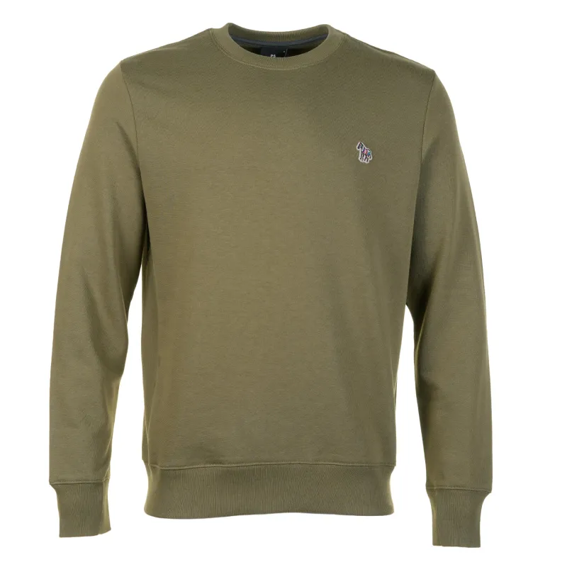 Zebra Crew Sweatshirt Khaki sold by RAGAZZI