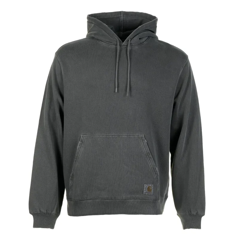 Hooded Torion Sweat Black Grind Wash sold by RAGAZZI
