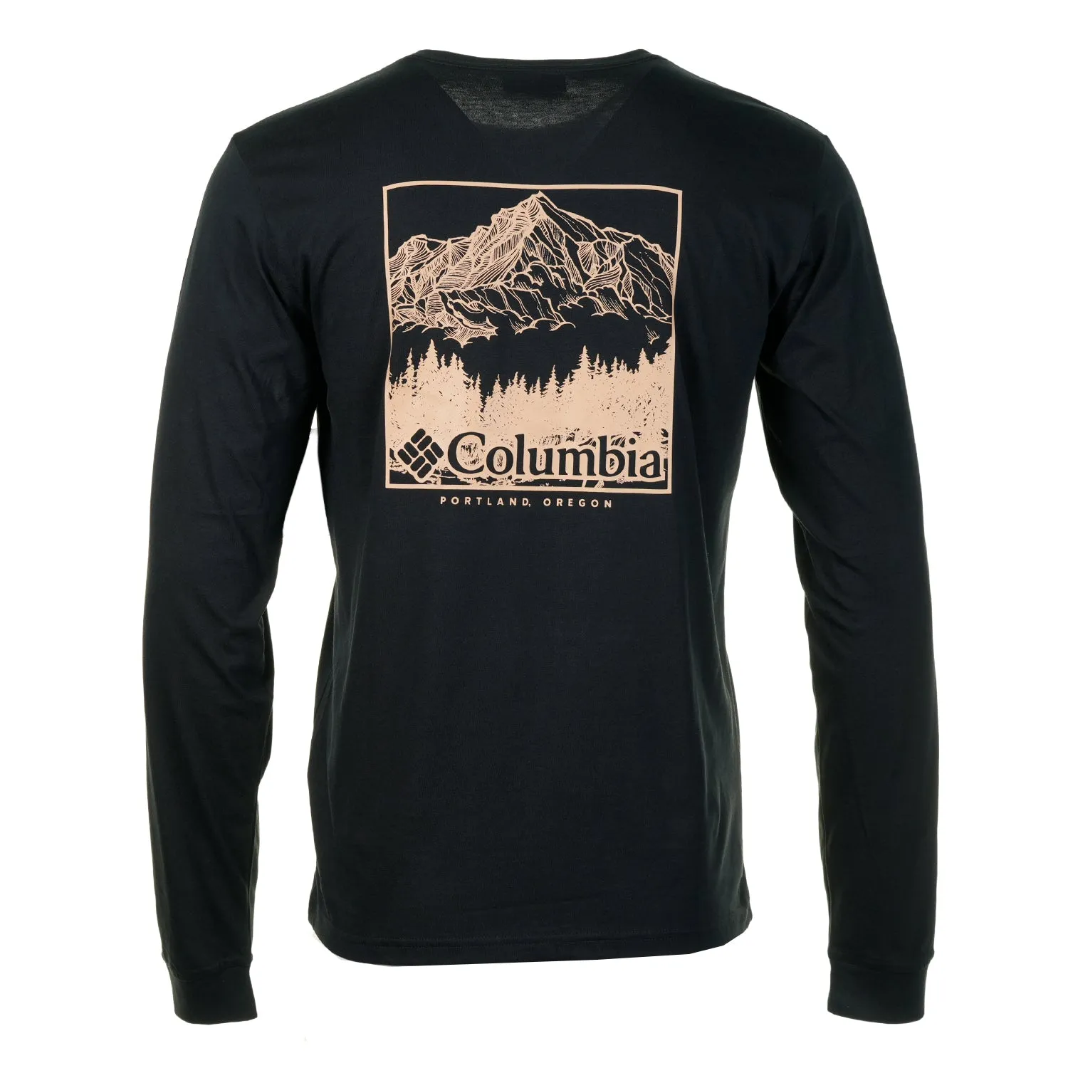 Columbia Long Sleeve Seasonal Logo T Shirt Black sold by RAGAZZI product image thumbnail 2