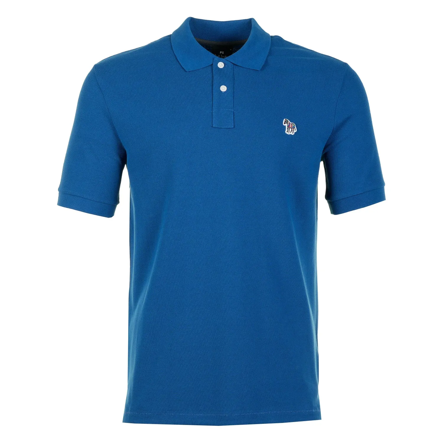 Regular Fit Short Sleeve Zebra Polo Shirt Cobalt Blue sold by RAGAZZI