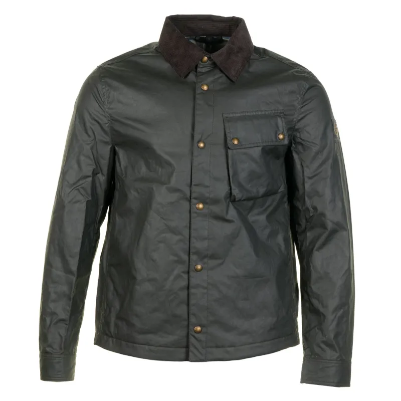 Ground Wax Jacket Faded Olive sold by RAGAZZI