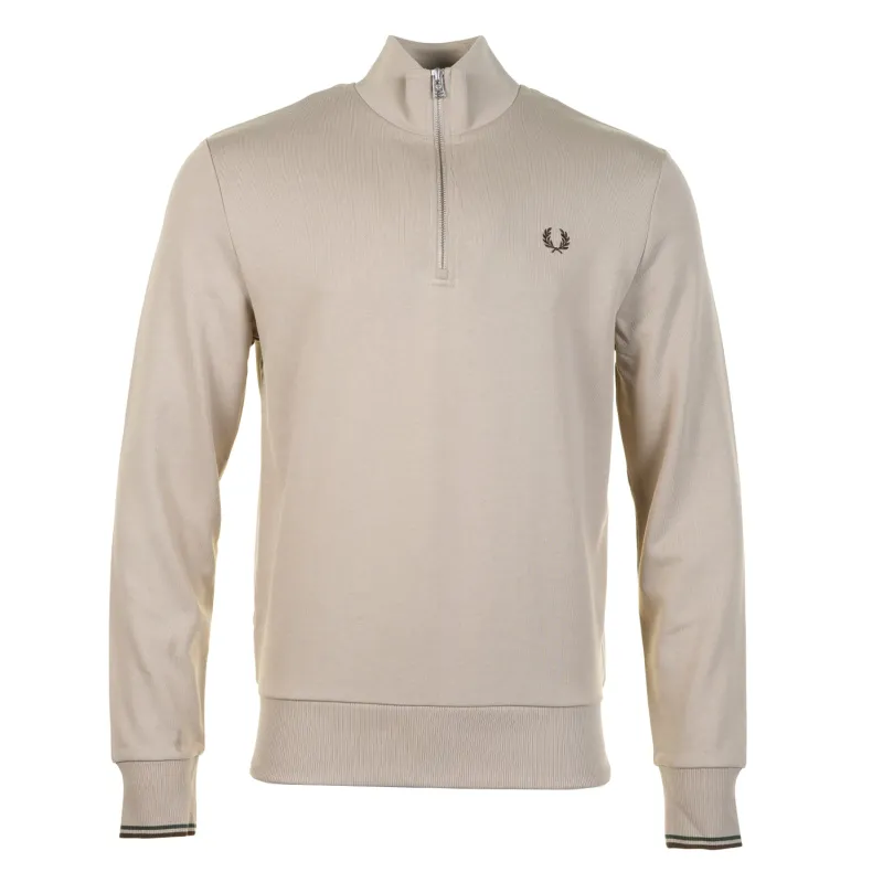 Half Zip Sweatshirt Warm Oat sold by RAGAZZI