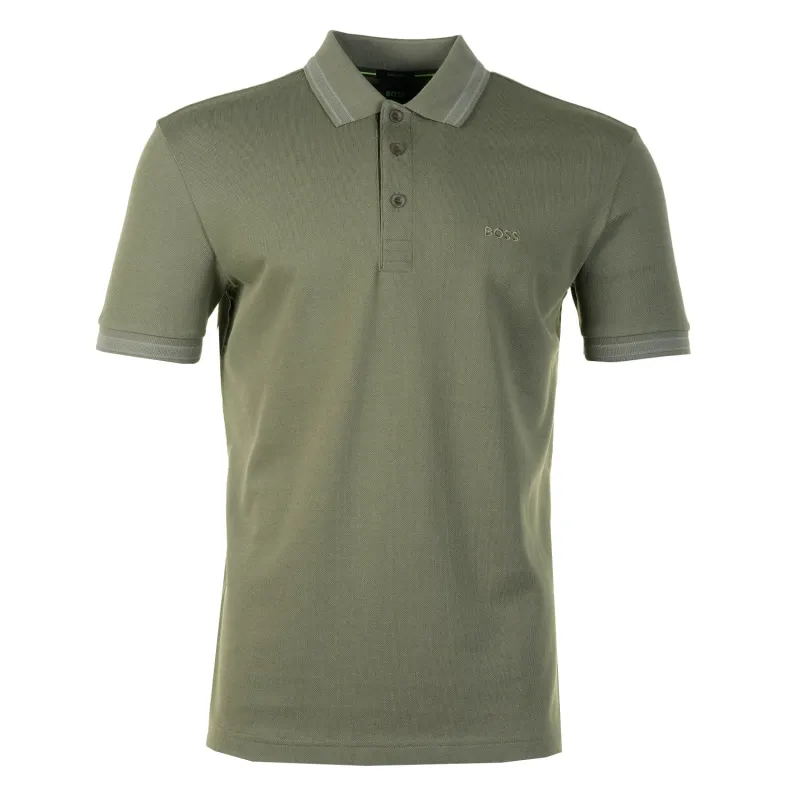 Paddy Short Sleeve Polo Shirt 257 Green sold by RAGAZZI