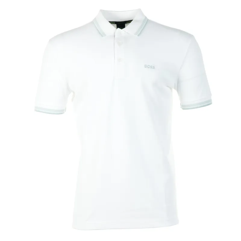 Paddy Short Sleeve Polo Shirt 114 White sold by RAGAZZI