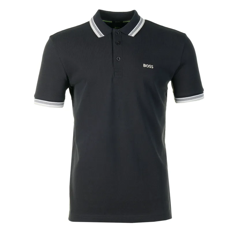Paddy Short Sleeve Polo Shirt 426 Navy sold by RAGAZZI