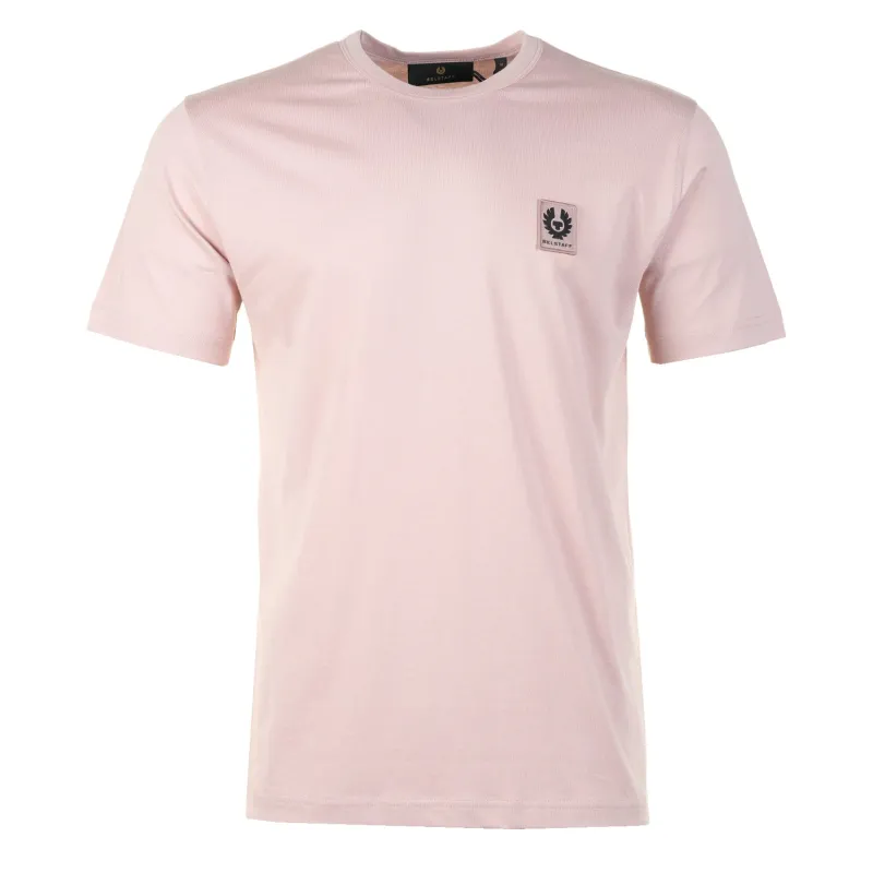 Short Sleeve T Shirt Dusk Pink made by Belstaff
