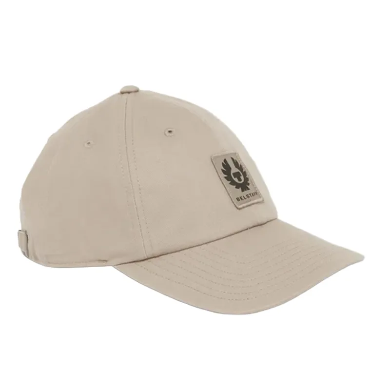 Phoenix Logo Cap Dark Sand made by Belstaff