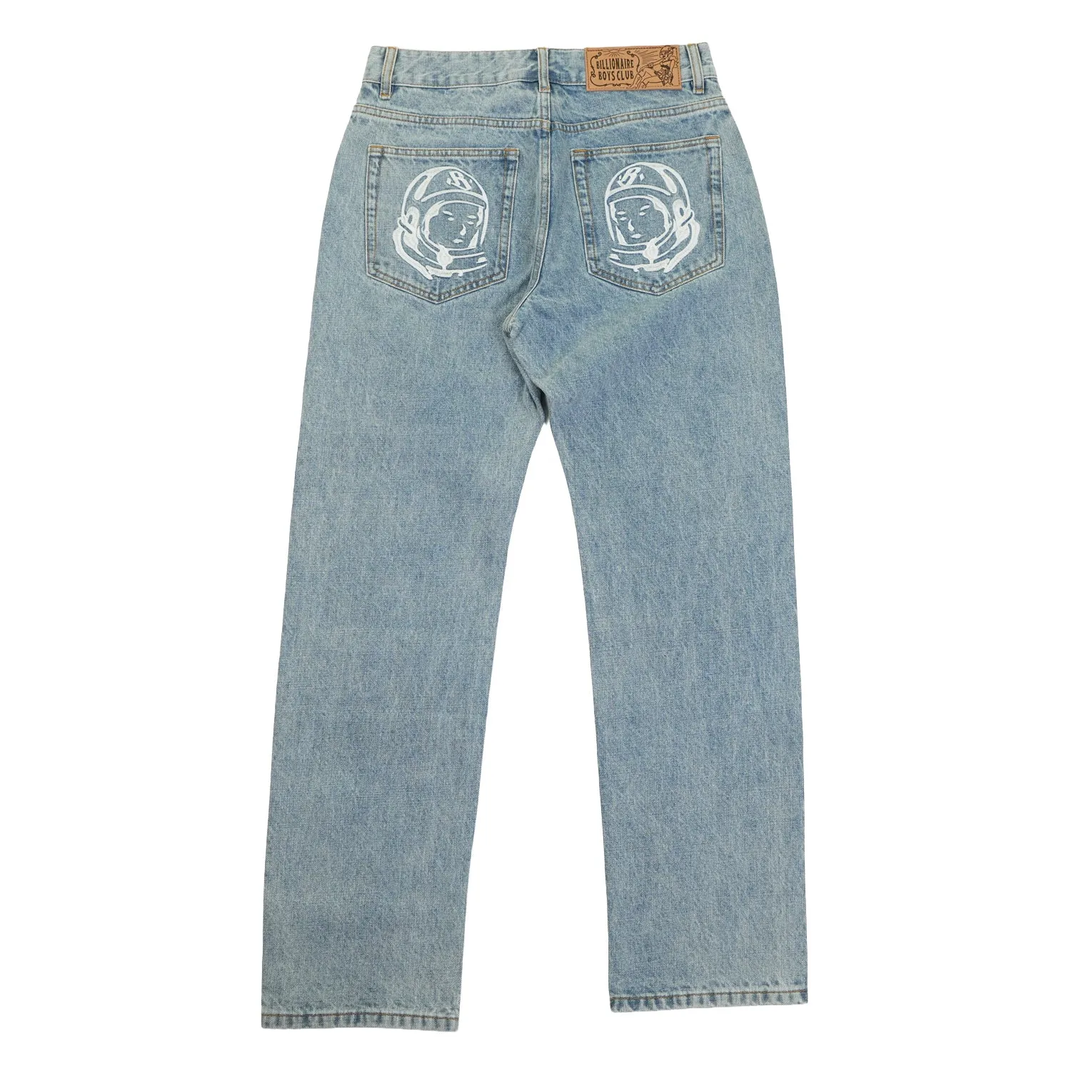Arch Logo Denim Pants Light Wash Blue sold by RAGAZZI product image thumbnail 2