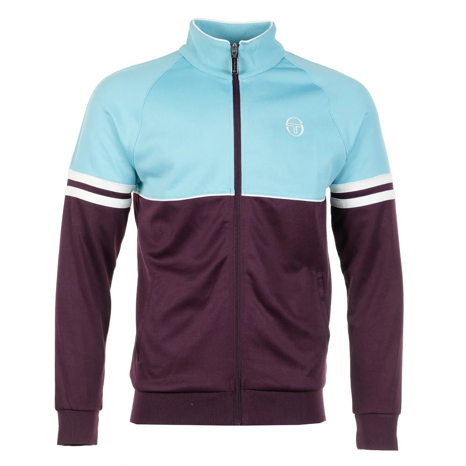 Orion TJ Track Jacket Milky Blue Winter Bloom Gardenia sold by RAGAZZI