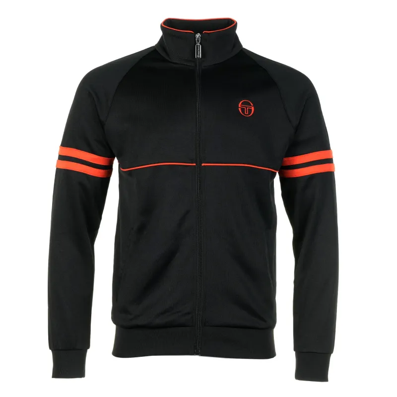 Orion TJ Track Jacket Black Tangerine Tango sold by RAGAZZI