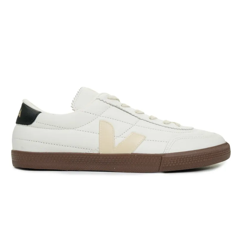 Panenka OT Leather Trainers White Black Bark made by Veja
