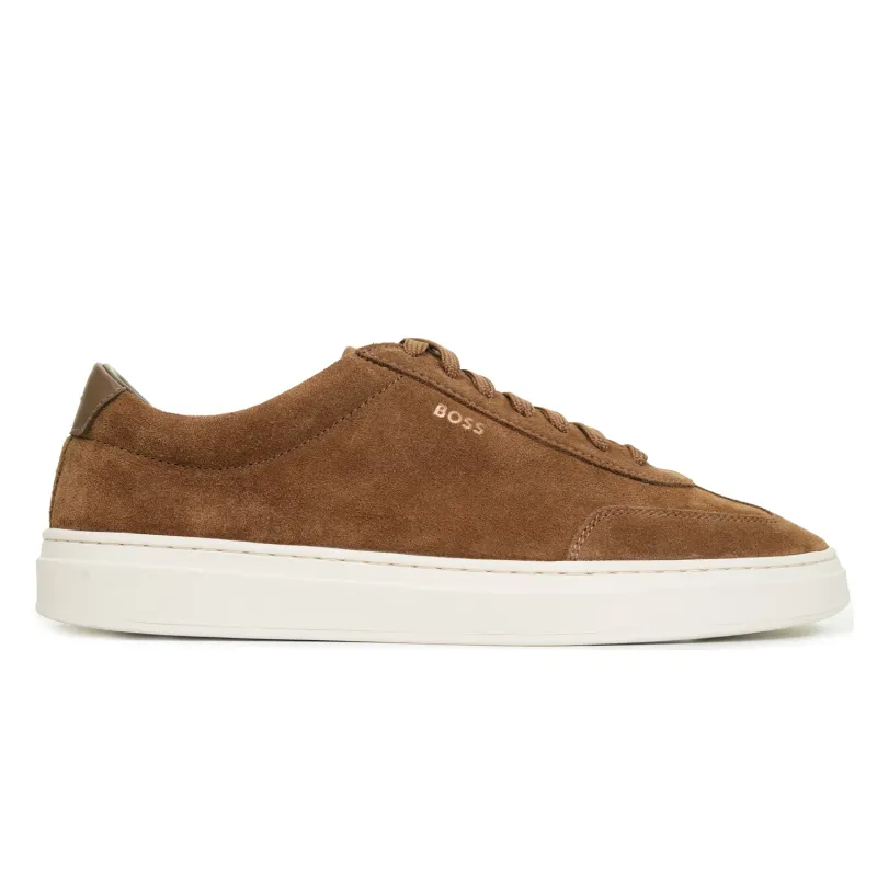 Kieran Tenn Suede Trainers Medium Beige sold by RAGAZZI