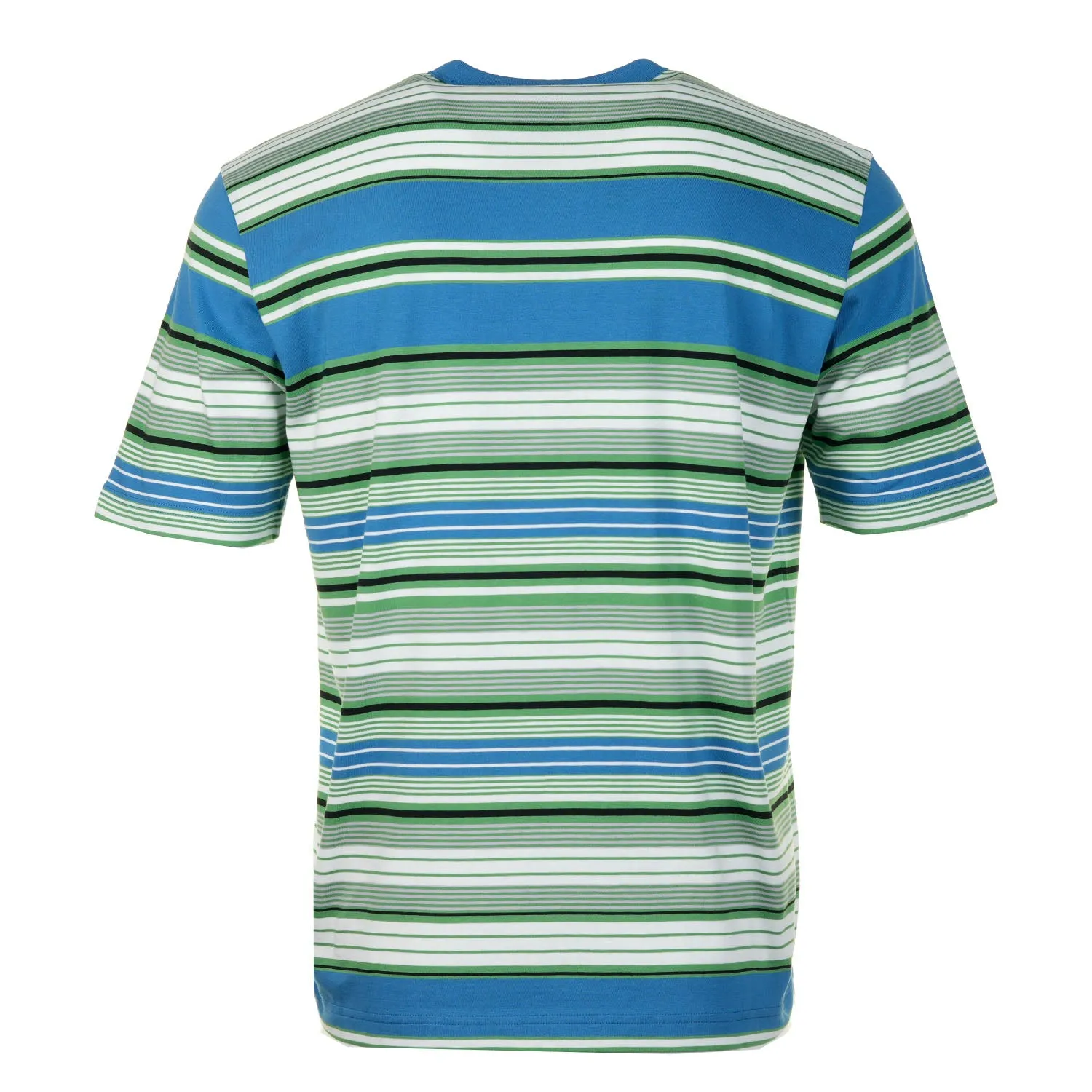 Casual Fit Stripe T Shirt Cobalt Blue / Green sold by RAGAZZI product image thumbnail 2