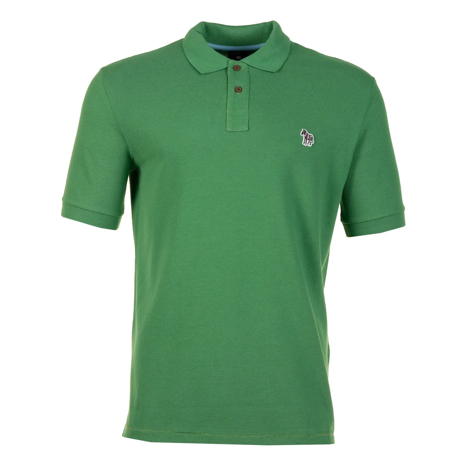 Regular Fit Short Sleeve Zebra Polo Shirt 33E Green sold by RAGAZZI