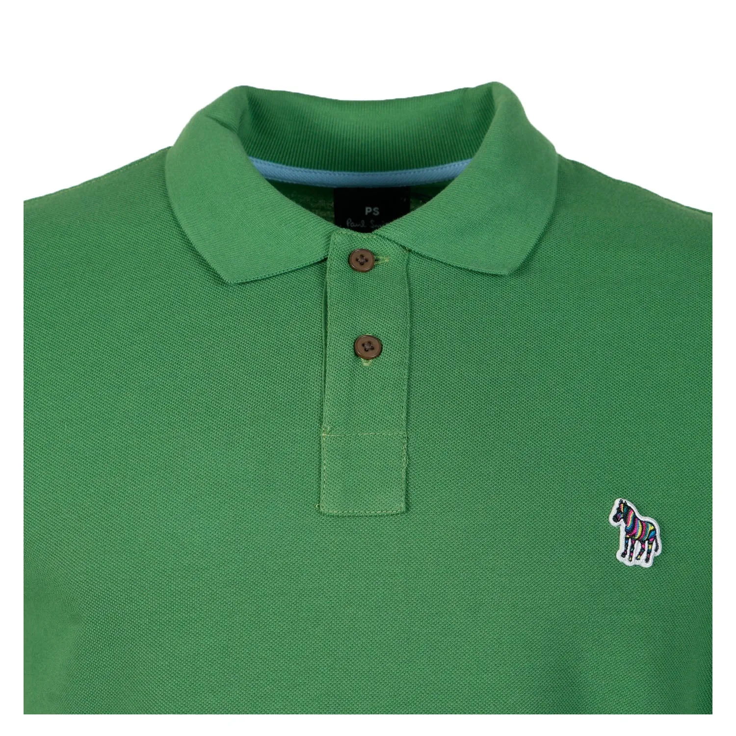Regular Fit Short Sleeve Zebra Polo Shirt 33E Green sold by RAGAZZI product image thumbnail 3